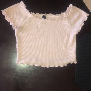 Light Pink Windsor Crop Top